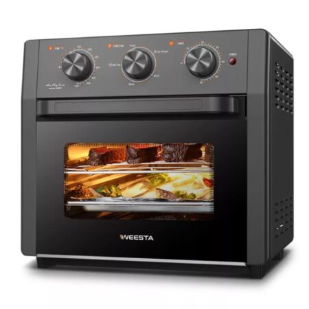 WEESTA Air Fryer Toaster Oven - 5-In-1 Convection Oven with Air Fry, Roast, Toast, Broil & Bake